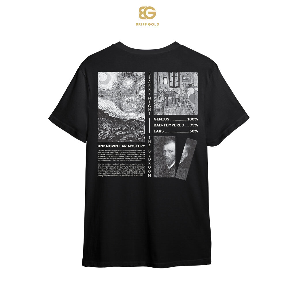 kaos van gogh briffgold