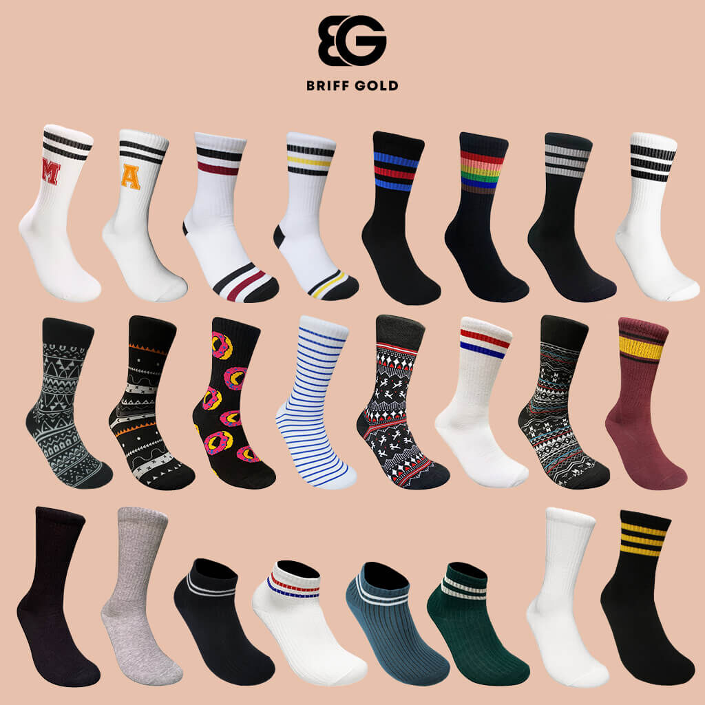 kaos kaki oldschool tribal briffgold